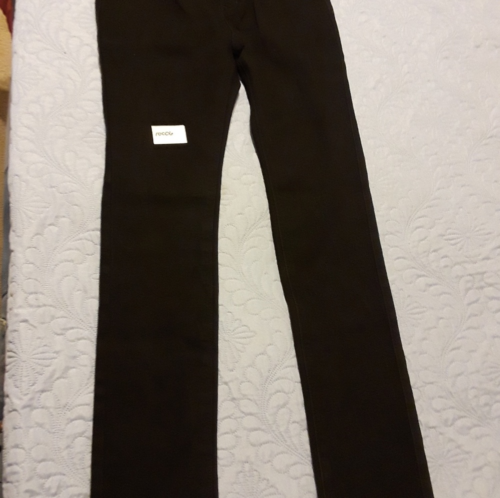 Girls skinny jeans with adjustable waist